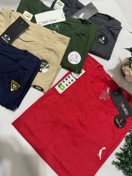 Camiseta fio 30 algodão
