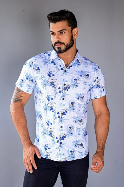 Camisa Manga Curta Florida